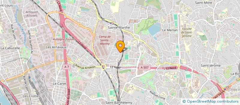 localisation de l'entreprise COMEXPORT  MARSEILLE