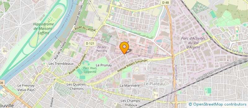 localisation de l'entreprise COMEXPRESS à SARTROUVILLE