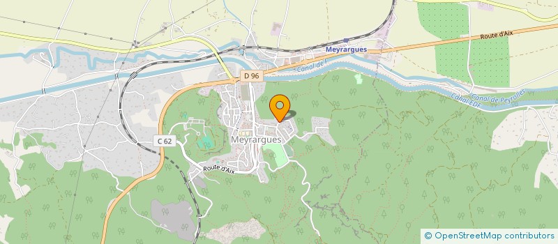 localisation de l'entreprise COMF  MEYRARGUES