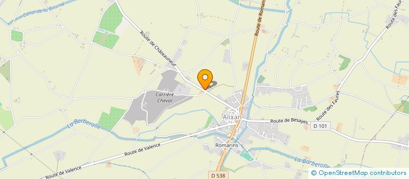 localisation de l'entreprise COMFIA  ALIXAN