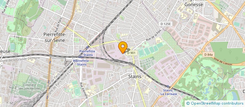 localisation de l'entreprise COMFIBRE RESEAU  GONESSE