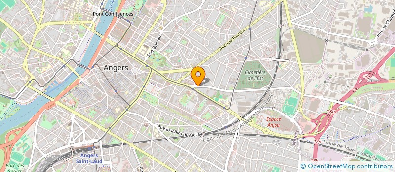 localisation de l'entreprise COMFORM à ANGERS