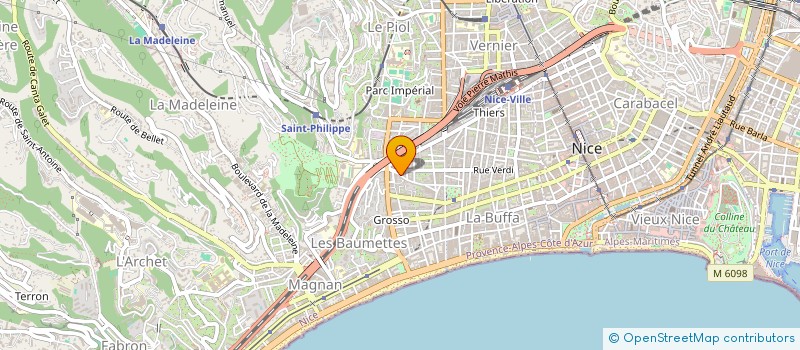 localisation de l'entreprise COMFORT EVENTS à NICE