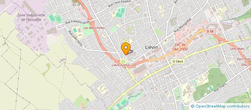 localisation de l'entreprise COMFORT HOMA à LIEVIN