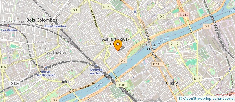 localisation de l'entreprise COMHARLINN  ASNIERES-SUR-SEINE