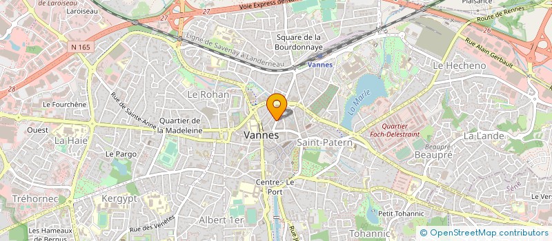 localisation de l'entreprise COMI CONTRE MALAD RESPI TUBERC à VANNES
