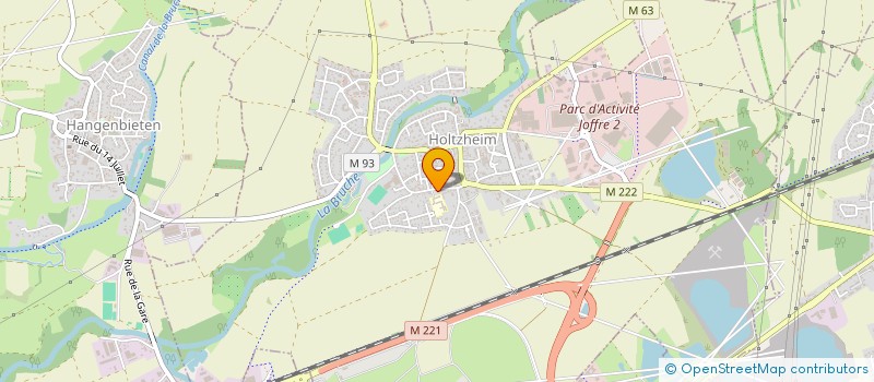 localisation de l'entreprise COMI TECHN GEST PISCICOLE BRUCHE MOSSIG  HOLTZHEIM