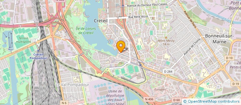 localisation de l'entreprise COMICA à CRETEIL