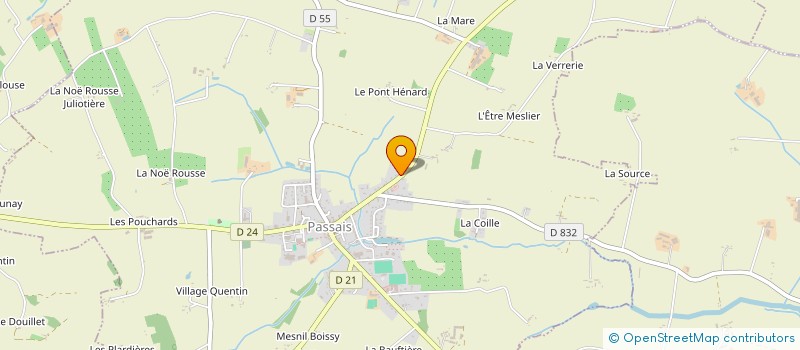 localisation de l'entreprise COMICE AGRICOLE CANTON PASSAIS CONCEPTION à PASSAIS VILLAGES