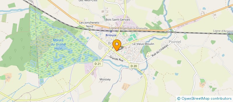 localisation de l'entreprise COMICE AGRICOLE CANTONAL DE BRIOUZE à BRIOUZE