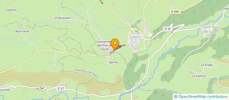 localisation de l'entreprise COMICE AGRICOLE CANTONNAL RACE SALERS à SALERS