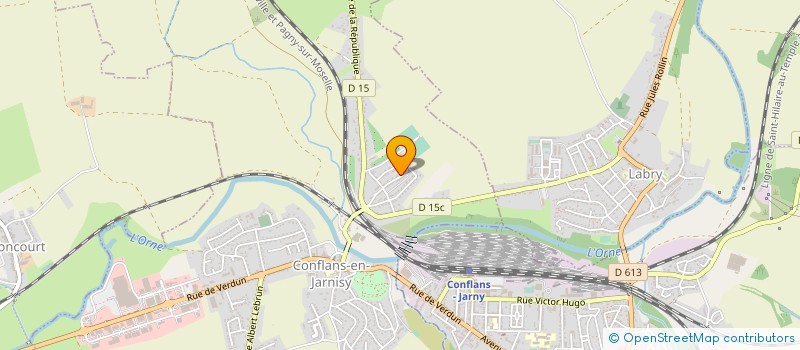 localisation de l'entreprise COMICE AGRICOLE DE BRIEY  MARS-LA-TOUR