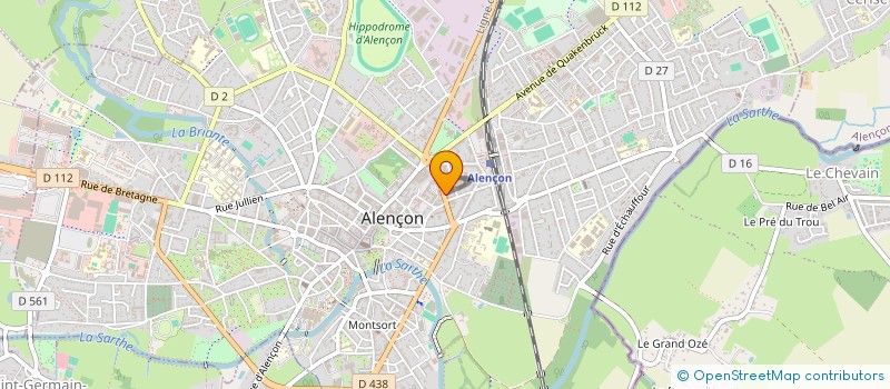 localisation de l'entreprise COMICE AGRICOLE DE L'ARRONDISSEMENT D'ALENCON à ALENCON