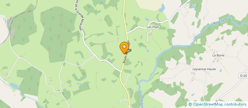 localisation de l'entreprise COMICE AGRICOLE DE L'OUEST CORREZIEN  LUBERSAC