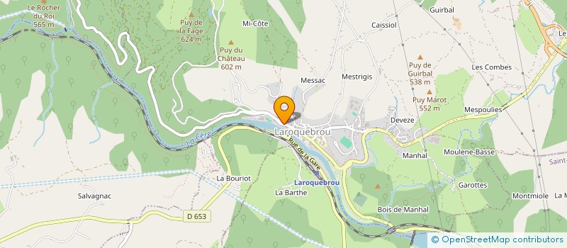 localisation de l'entreprise COMICE AGRICOLE DE LAROQUEBROU à LAROQUEBROU
