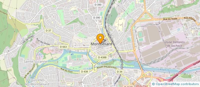 localisation de l'entreprise COMICE AGRICOLE DE MONTBELIARD à MONTBELIARD