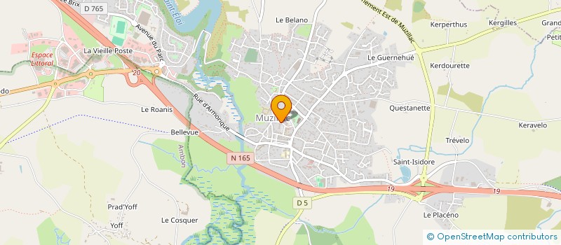 localisation de l'entreprise COMICE AGRICOLE DU CANTON DE MUZILLAC à MUZILLAC
