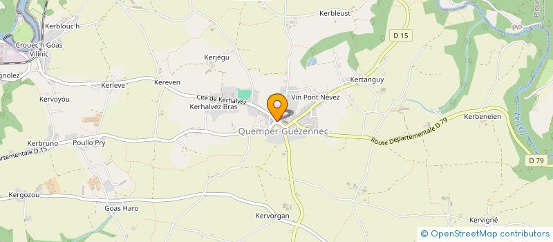 localisation de l'entreprise COMICE AGRICOLE DU CANTON DE PONTRIEUX  PONTRIEUX