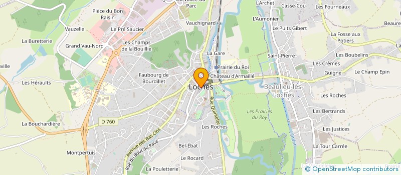 localisation de l'entreprise COMICE AGRICOLE ET RURAL DE L'ARRONDISSEMENT DE LOCHES à LOCHES