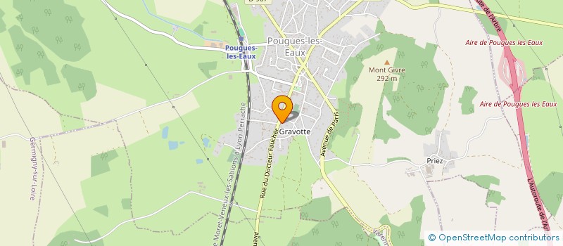 localisation de l'entreprise COMICE AGRICOLE POUGUES LES EAUX GUERIGNY  POUGUES-LES-EAUX