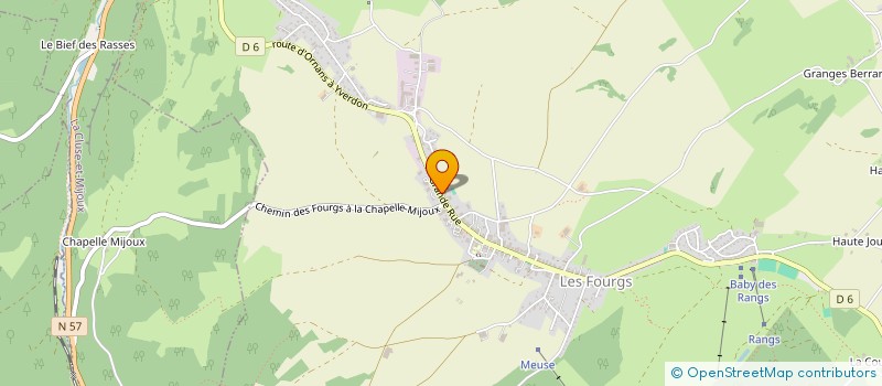 localisation de l'entreprise COMICE DE DOUBS 2023  DOUBS