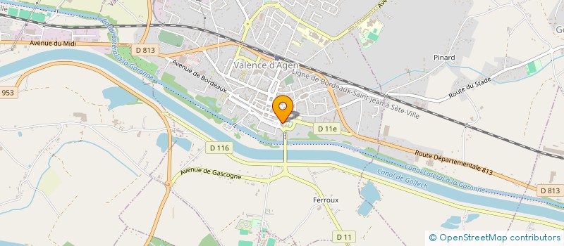 localisation de l'entreprise COMICE DES 2 RIVES à VALENCE