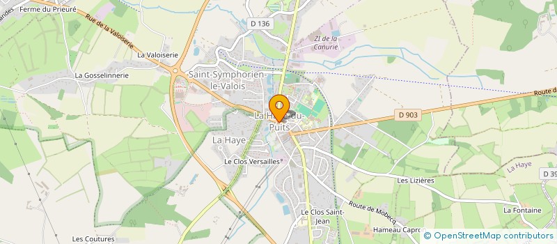 localisation de l'entreprise COMICE DU CANTON DE LA HAYE DU PUITS  LA HAYE