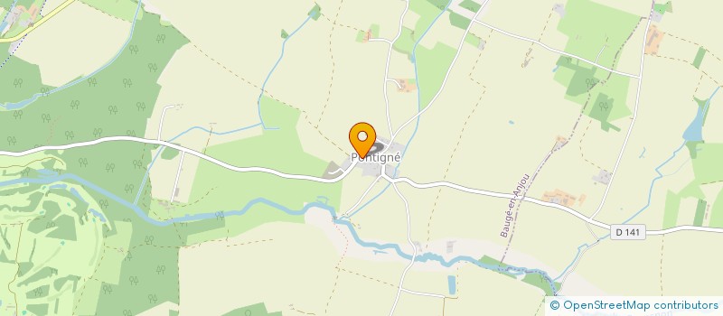 localisation de l'entreprise COMICE PONTIGNE  BAUGE-EN-ANJOU