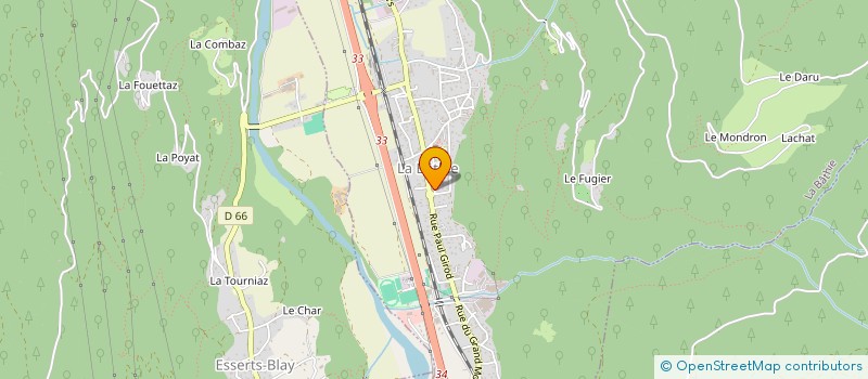 localisation de l'entreprise COMICI  LA BATHIE