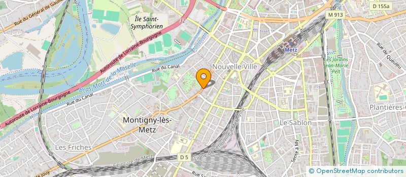 localisation de l'entreprise COMICS ADVENTURE à METZ