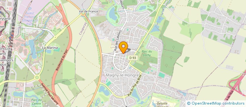 localisation de l'entreprise COMICS RUE DES FERMES  MAGNY-LE-HONGRE