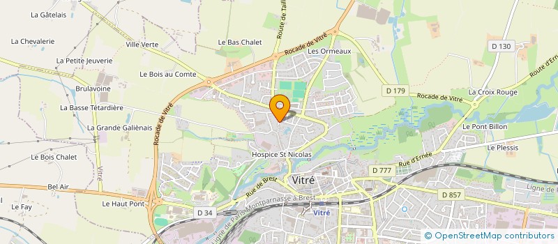 localisation de l'entreprise COMICS75  VITRE