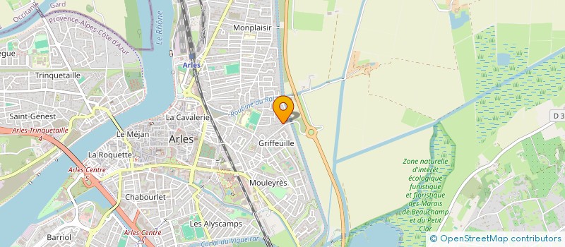 localisation de l'entreprise COMIDA à ARLES