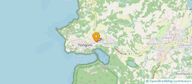 localisation de l'entreprise COMIDRAME à TSINGONI