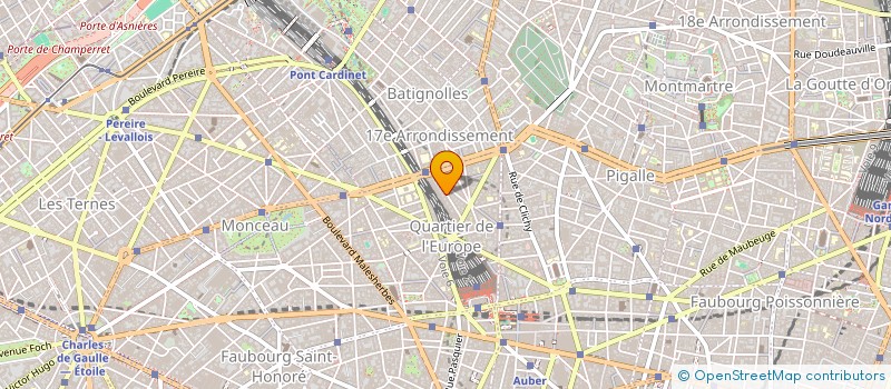 localisation de l'entreprise COMIE SARL à PARIS