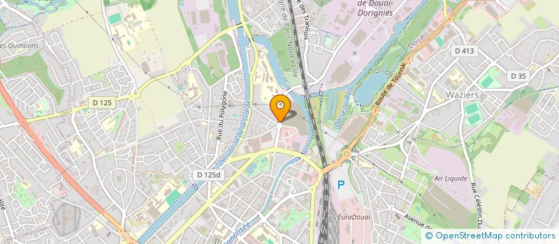 localisation de l'entreprise COMILUMAR à DOUAI