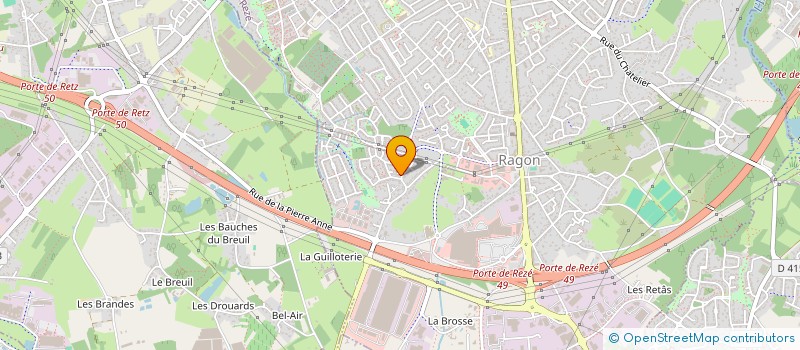 localisation de l'entreprise COMIMMO à REZE
