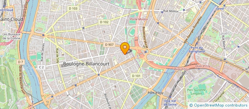 localisation de l'entreprise COMIMPACT à BOULOGNE-BILLANCOURT