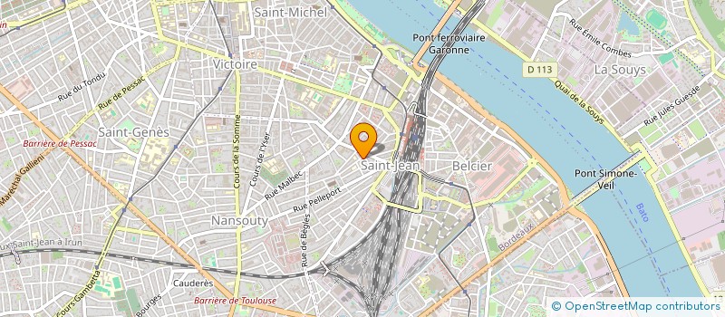 localisation de l'entreprise COMIN-CAMPGUILHEM  BORDEAUX