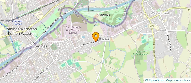 localisation de l'entreprise COMIN.IMMO  COMINES