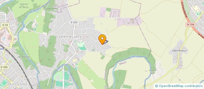 localisation de l'entreprise COMING  VARENNES-JARCY
