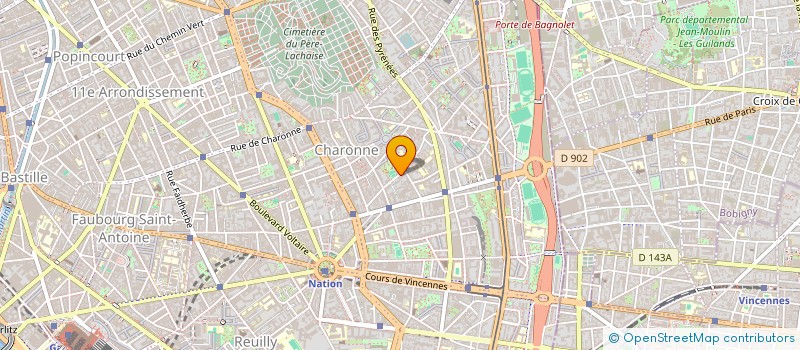 localisation de l'entreprise COMING COMPETENCE INGENIERIE  PARIS