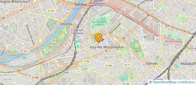 localisation de l'entreprise COMING NET à ISSY-LES-MOULINEAUX