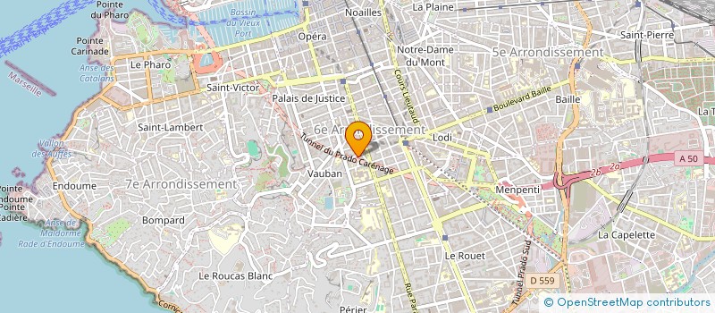 localisation de l'entreprise COMING NOUVELLE TECHNOLOGIE INFORMATIQUE à MARSEILLE