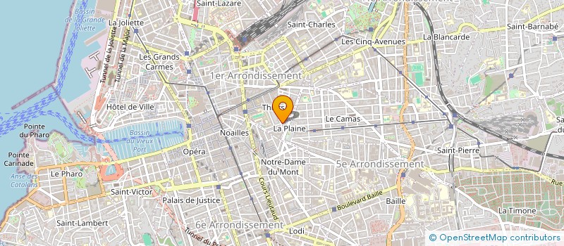 localisation de l'entreprise COMING OUT à MARSEILLE