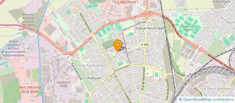 localisation de l'entreprise COMINICO à REIMS