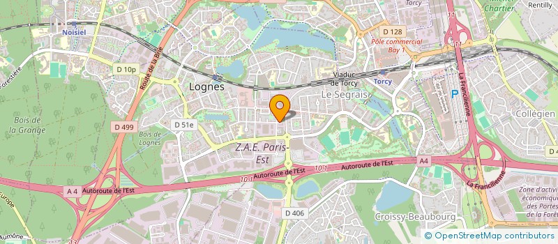 localisation de l'entreprise COMINTEC à LOGNES