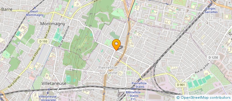 localisation de l'entreprise COMINTER - EPI DE MAIS à PIERREFITTE-SUR-SEINE