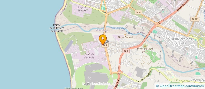 localisation de l'entreprise COMINTER OUEST à SAINT-PAUL