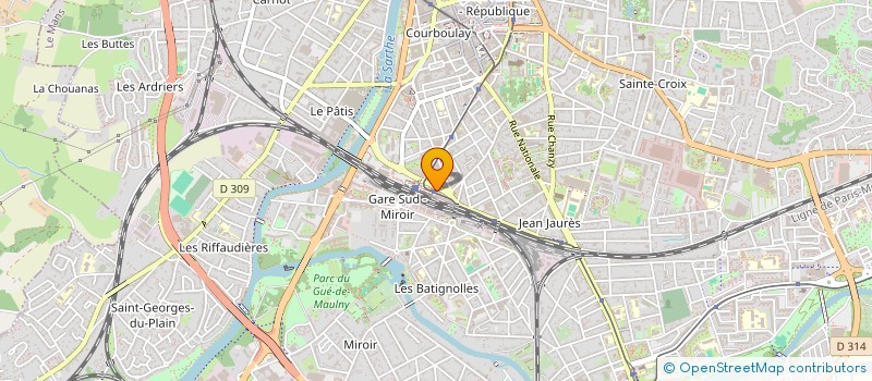 localisation de l'entreprise COMINTERCONSEIL  LE MANS